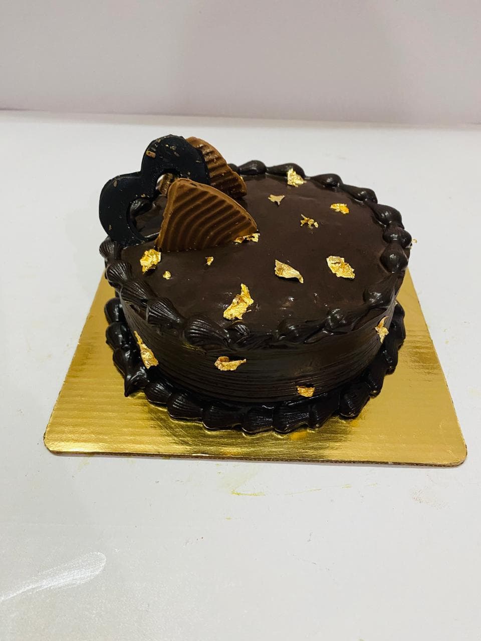 Choco Mocha cake real photograph 2