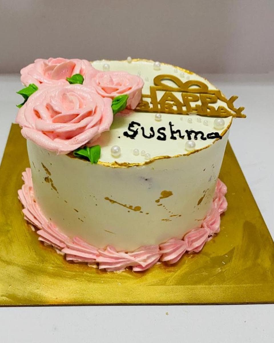 Butterscotch cake real photograph 7