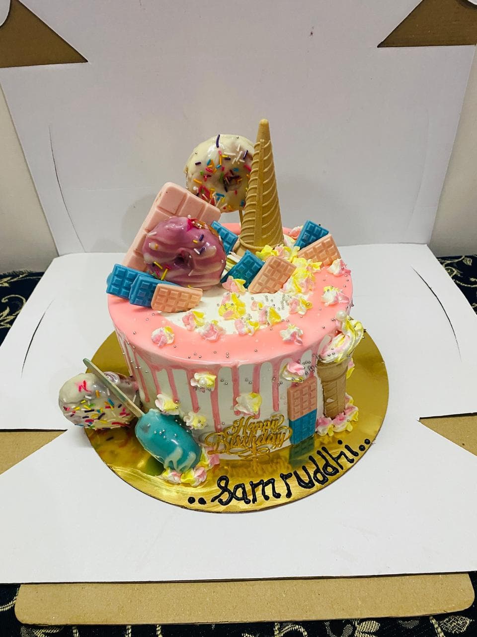 Mix Fruit cake real photograph 5