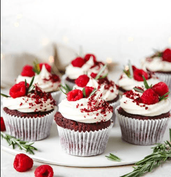 Red Velvet Cupcake cake real photograph 2