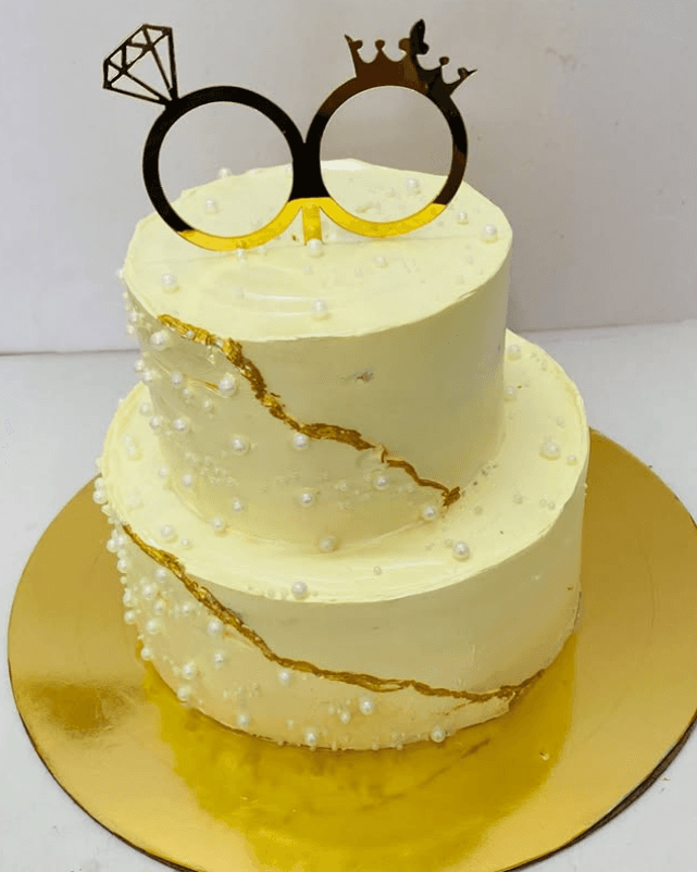 Mango cake real photograph 3