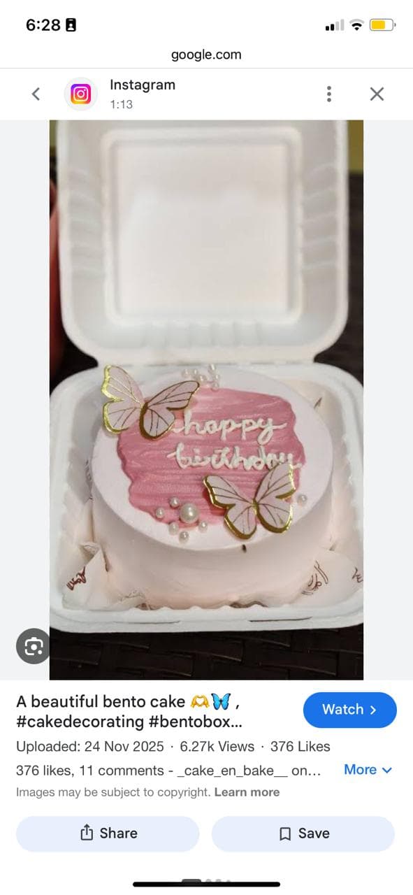 Bento Cake cake real photograph 1