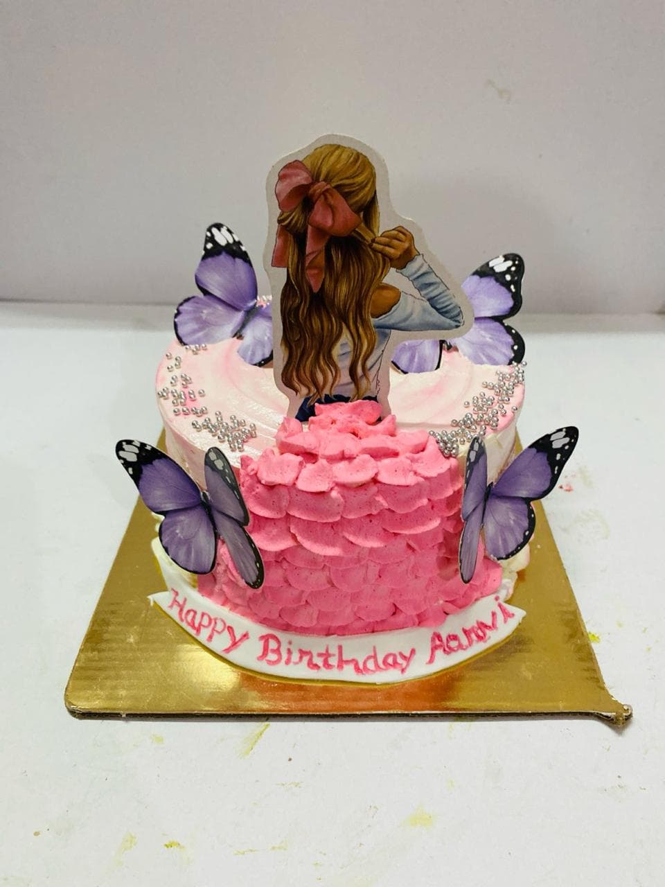 Butterscotch cake real photograph 10