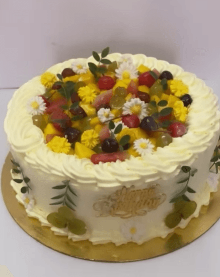 Mix Fruit cake real photograph 1