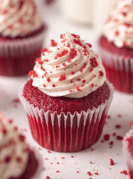 Red Velvet Cupcake cake real photograph 1