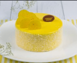 Pina Colada cake real photograph 1