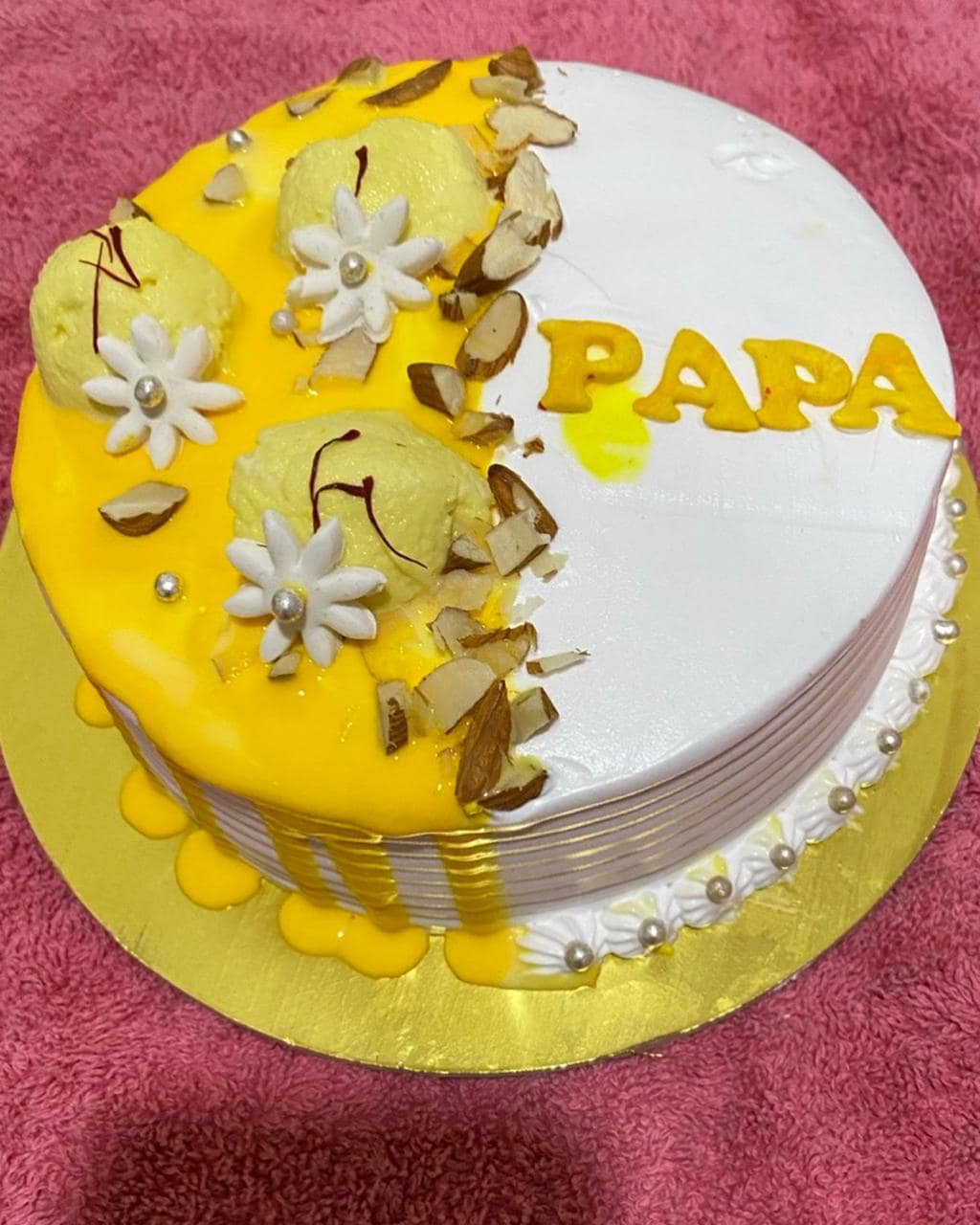 Rasmalai cake real photograph 1
